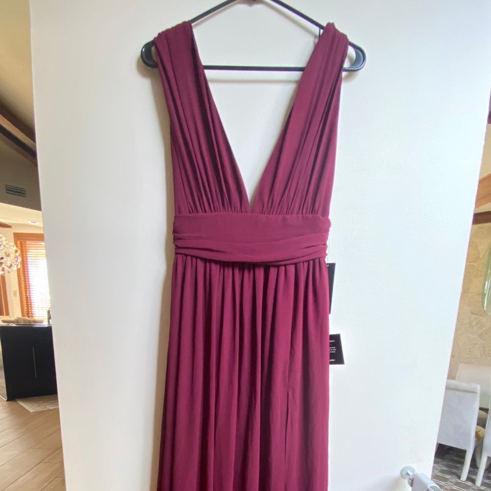 Maroon Formal Dress